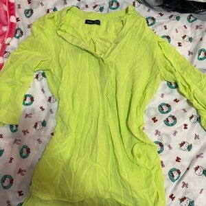 Lime Green Women's Blouse